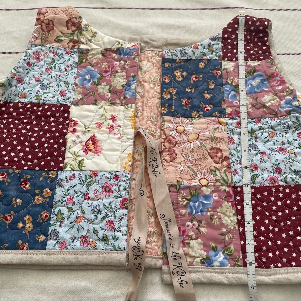 Floral Patchwork Vest - image 6